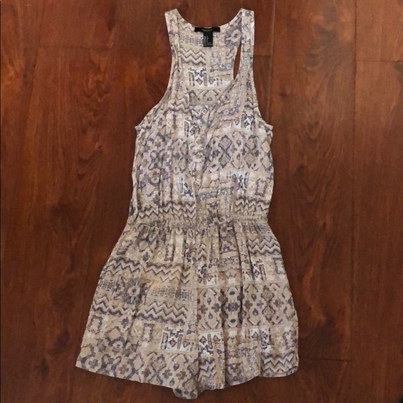 Forever 21 Tribal Print Romper - Picture 1 of 2